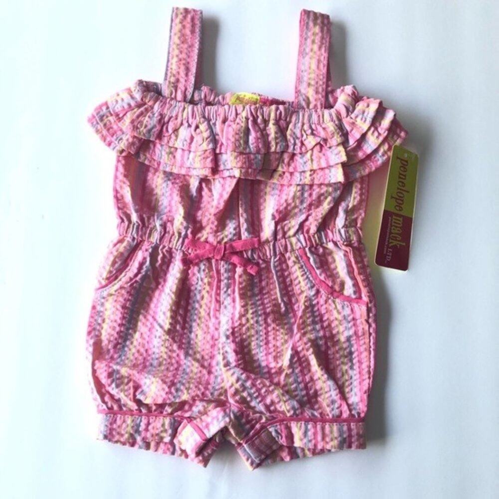Penelope Mack Baby Romper Sz 3/6M